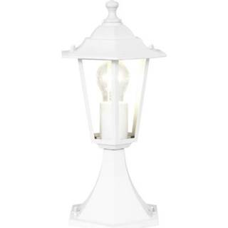 Staande buitenlamp wit LED E27 60 W Energielabel: Afh. van lamp (A++ - E) Brilliant Crown 40284/05 4004353147609