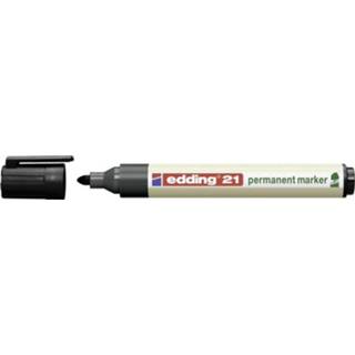 👉 Permanent marker zwart Edding 21 EcoLine Watervast: Ja 4-21-1-1001 4004764922154