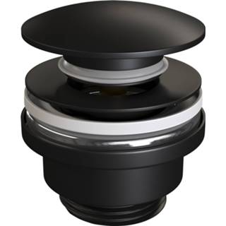 👉 Zwart Brauer Black Edition wastafelplug afsluitbaar mat 4260483794452