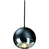👉 Zwart 230V-railsysteem lamp Easy Tec II Silber GU10 75 W SLV Light Eye 4024163109369