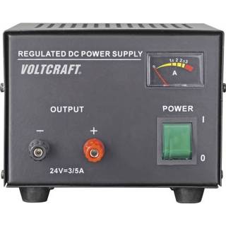 👉 Labvoeding VOLTCRAFT FSP-1243 Labvoeding, vaste spanning 24 V/DC (max.) 3 A 72 W Aantal uitgangen 1 x 4016138522624