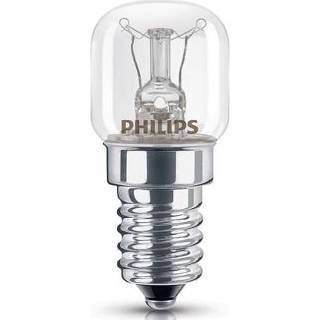 👉 Ovenlamp RVS Philips E14 15W - 300° Buis 8711500037114