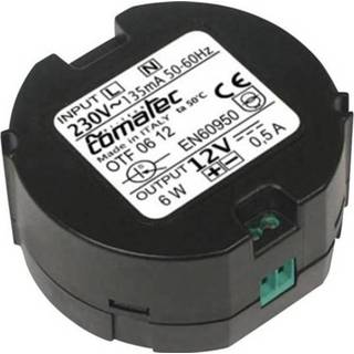 👉 Comatec OTF/06.12RA AC/DC inbouwnetvoeding 12 V/DC 0.5 A 6 W 4016138961249
