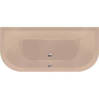 👉 Beige Xenz Principe Basic bad 180x80cm met 2 ronde hoeken Bahama