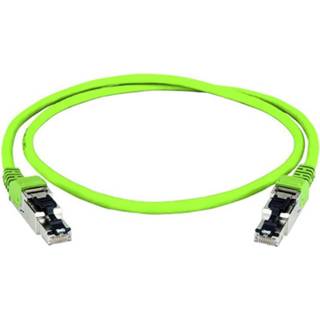 👉 Groen Telegärtner L02002A0040 RJ45 Netwerk Aansluitkabel CAT 5 SF/UTP 3 m PUR-mantel 4018359469269