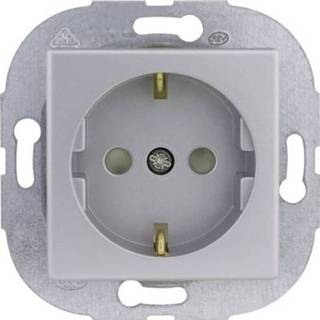 👉 Wandcontactdos zilver REV Wandcontactdoos 0236020700 4006341712790