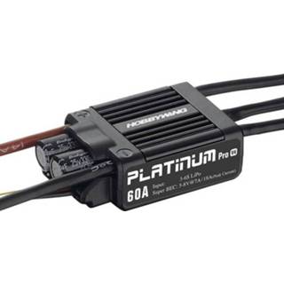 👉 Vliegtuig Brushless snelheidsregelaar voor RC Hobbywing Platinum Pro 60A Flugregler V4 Belastbaarheid (max.): 80 A 6938994402613