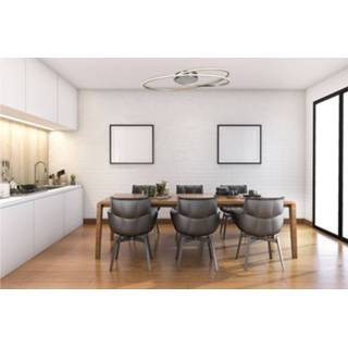 👉 Plastic zilver LED-plafondlamp Casa Blanca, Naeve 4003222869406