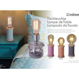 👉 Tafel lamp metaal transparent Tafellamp Max I, Naeve 4003222873885