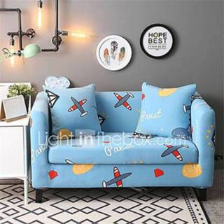 👉 Vliegtuig om het huis Vliegtuigen duurzame zachte hoge stretch kussenovertrekken sofa cover wasbare spandex couch covers