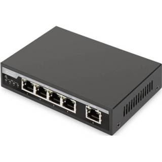 👉 Netwerk switch Digitus Professional DN-95320 4 poorten 100 Mbit/s PoE-functie 4016032380467