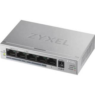 👉 Netwerk-switch ZyXEL GS1005HP-EU0101F Netwerk switch RJ45 5 poorten 2.000 Mbit/s PoE-functie 4718937603923