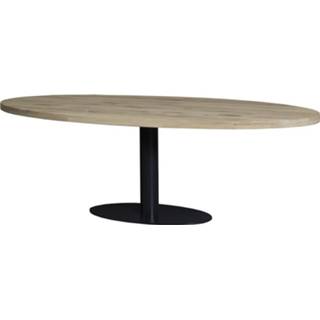 👉 Eettafel nederlands Rocks Ovale 230x110cm + bistropoot