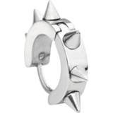 👉 Oorbel zilverkleurig steel Spikes Oorbellen, per paar 2500000087493