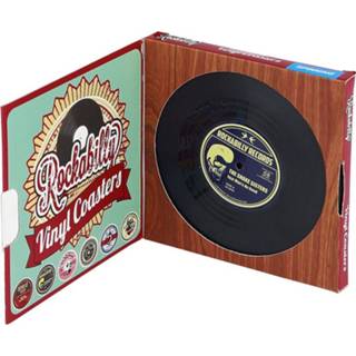 👉 Onderzetter vinyl standard unisex standaard Coasters Rockabilly 5060096194651