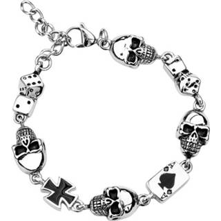 👉 Armband EtNox hard and heavy Gambling Skull st. 4251189201573