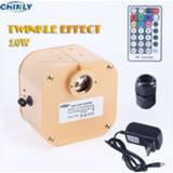 👉 Afstandsbediening fiber kinderen CREE Chip 16W RGBW LED Twinkle Effect Optic Engine Driver with 28key RF Remote control for all kinds optical cable