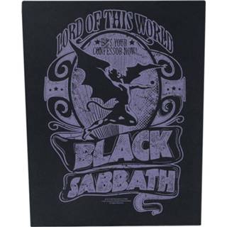 👉 Embleem zwart Black Sabbath Lord Of This World Back Patch standaard 5055339774356