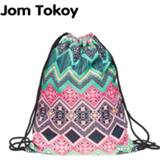 Backpack vrouwen JomTokoy New Fashion Women Drawstring 3D Printing Travel Softback Mochila Bags SKD29059