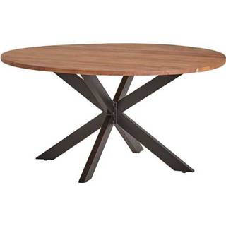 👉 Eettafel active Rotary acasia 130cm