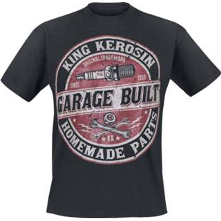👉 Shirt T-Shirt zwart King Kerosin Garage Built 4251224660051