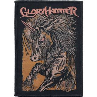 👉 Embleem patch Gloryhammer Zombie Unicorn meerkleurig 4056498244750