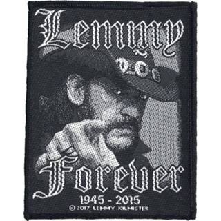 👉 Embleem patch zwart wit Motörhead Lemmy Kilmister - Forever zwart-wit 5055339777791