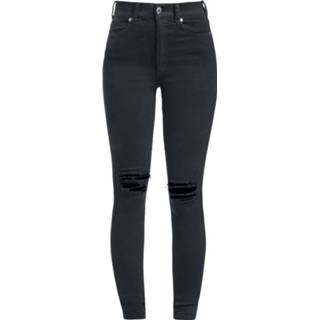 👉 Spijker broek meisjes zwart Dr. Denim Moxy Ripped Knees Girls jeans 7323000662034