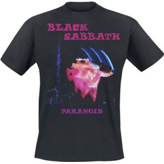 👉 Shirt T-Shirt zwart Black Sabbath Paranoid Tracklist