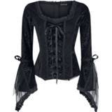 👉 Longsleeve meisjes zwart Gothicana by EMP Rosemary Girls 4060587232085