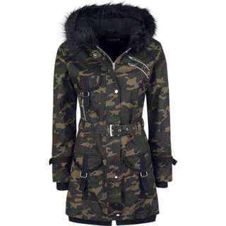 👉 S vrouwen camouflage meisjes Gothicana by EMP Multi Pocket Jacket Girls jas 4060587256371