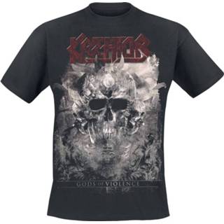 👉 Shirt T-Shirt zwart Kreator Gods Of Violence-Skulls 4055585217820