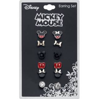 👉 Oorsteker standard vrouwen meerkleurig Mickey & Minnie Mouse Micky und Oorstekers, per paar 4060587337094