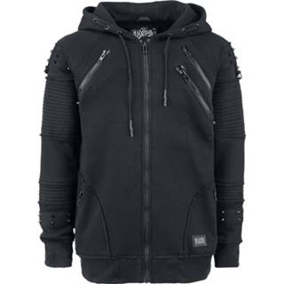 👉 Trui zwart m male Vixxsin Black Chrome Hood met capuchon 5081944395754