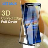 👉 Screenprotector 3D Curved Full Cover Screen Protector Tempered Glass for Sony Xperia 10 Plus XZ4 XZ3 XZ1 Compact XZ XZ2 Premium XA2 Ultra