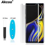 👉 Akcoo Note 9 screen protector with nano liquid UV glue for Samsung Galaxy S8 S9 Plus S7 S6 edge note 8 full glue glass protector