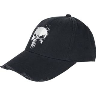 👉 Baseball cap zwart The Punisher Skull Logo - Vintage 3700334681704
