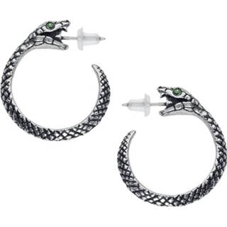 👉 Oorsteker oorbellenset zilverkleurig Alchemy Gothic Sophia Serpent Earrings Oorstekers, per paar
