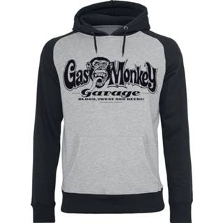 👉 Trui met capuchon grijs zwart Gas Monkey Garage Logo zwart-grijs 7333060620295
