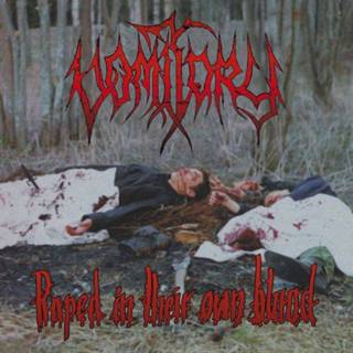 👉 Vomitory standard unisex st Raped in their own blood CD st.