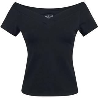 👉 Shirt zwart T-Shirt meisjes Hell Bunny Alex Top Girls 5057633045941