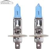 Hoofdlamp blauw 2Pcs H1 12V 100W Blue Car Halogen Xenon Headlamp Bulb Automobiles Super Bright Quartz Headlight Light Lamp Auto Accessories