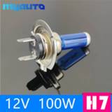 H7 55W 100W 12V Super Bright White Fog Lights Halogen Bulb High Power Car Headlights Lamp Car Light Source parking