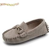 👉 JGSHOWKITO Hot Fashion Kids Shoes For Boys Girls Children Leather Shoes Classical All-match Loafers Baby Toddler Boat Shoes Flat