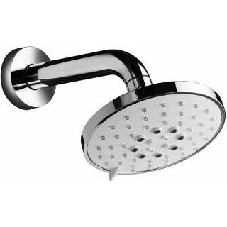 👉 Hoofddouche nikkel Hotbath Mate M169 3 standen 13cm inclusief wandarm geborsteld 8719638612395