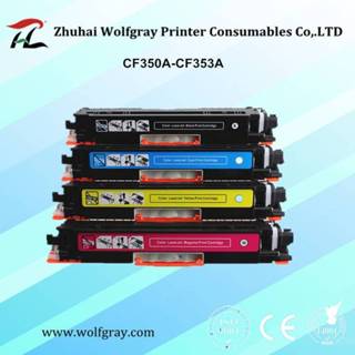 👉 Compatible toner YI LE CAI cartridge CF350A CF350 350a CF351A CF352A CF353A 130A for hp LaserJet Pro MFP M176n M176 M177fw M177