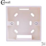 👉 Coswall External Mounting Box 86mm*86mm*34mm for 86mm*86mm Standard Switches and Sockets Apply For Any Position of Wall Surface