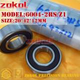 👉 Bearing ZOKOL 6004 RS 2RS Z3V3 6004ZZ Z1 S6004zz Deep Groove ball 20*42*12mm