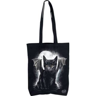 👉 Canvas linnen tas zwart Spiral Bat Cat 5055800642313