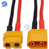 F-connector silicon 1set XT60 XT-60 Male+Female Bullet Connectors Plugs with 14 AWG Wire For RC Lipo Battery (1 pair) Banana Plug